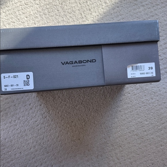 Vagabond Hedda Black Leather Boot Size 39 - Picture 10 of 13